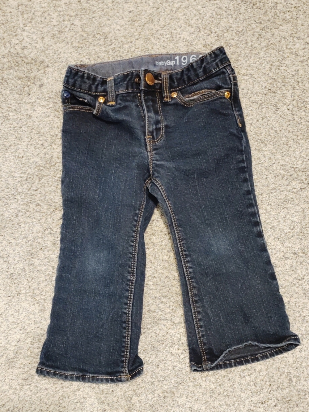 GAP Indigo Stretch Kids Jeans with Contrast Stitching